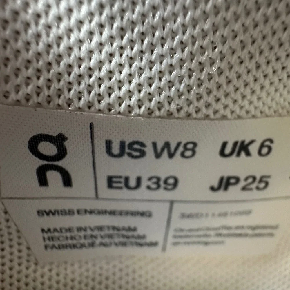 On Running The Roger Spin 2 Womens‎ Sneakers White Cobalt Blue Size 8 39